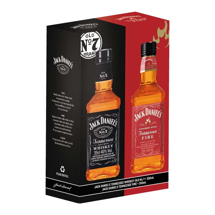 Bipack Mini Jack Daniel’s Old No 7 Fire 350cc